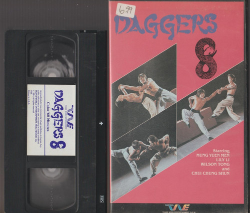 Daggers vhs rare kung fu - 8,
