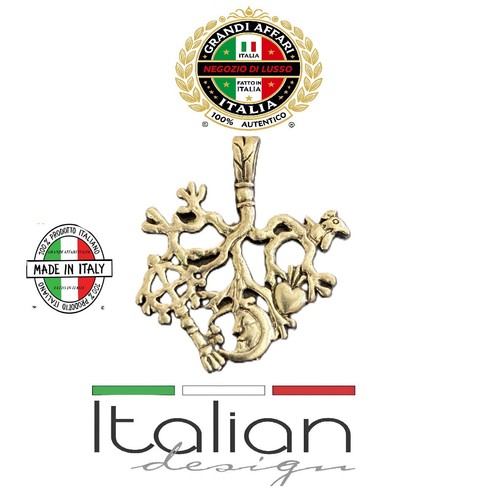 Amuleto italiano cimaruta - amuleto,