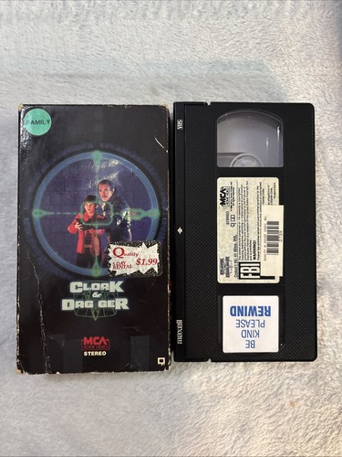 Cloak dagger 1984 vhs - cloak,